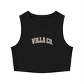 Women's villa co Tight Crewneck Crop Tank Top