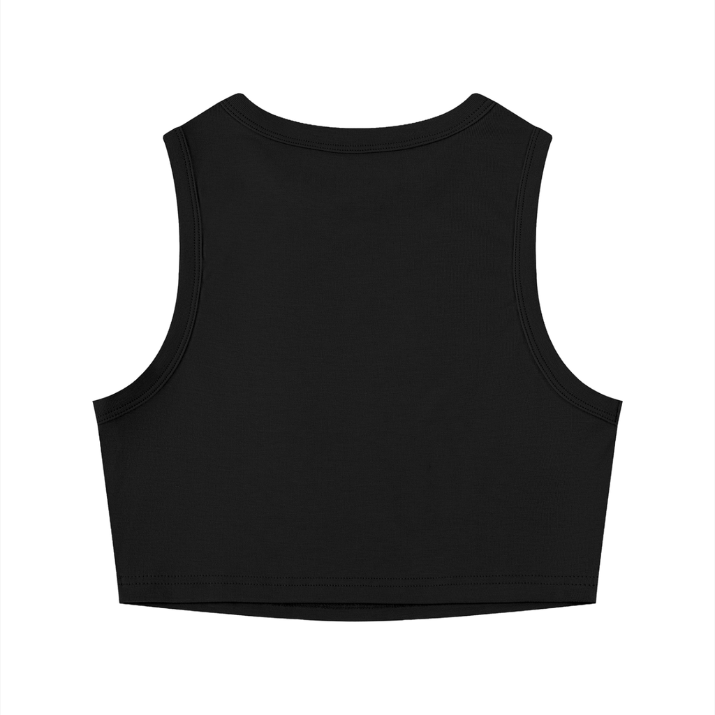 Women's villa co bow tie Tight Crewneck Crop Tank Top